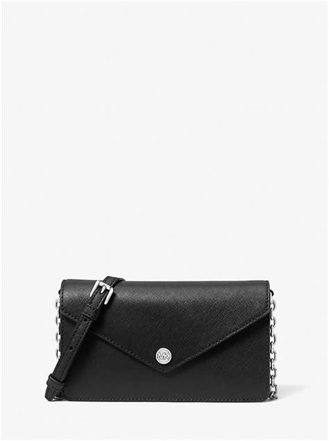 envelope purse michael kors|Small Saffiano Leather Envelope Crossbody Bag.